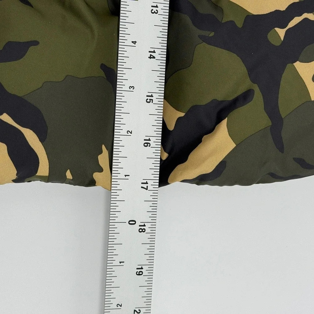 Old Navy Puffer Vest Boys Size 4T Green Camo Fleece‎ Lined Full Zip  Camouflage